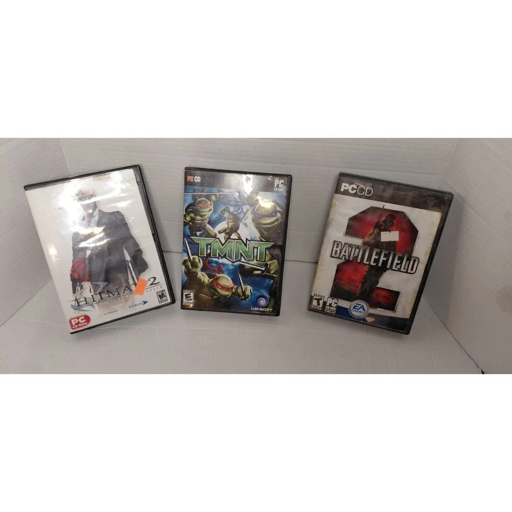 Vintage retro media classic PC CD-ROM video games Untested Display Collection